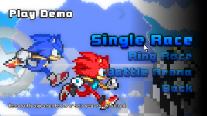 Sonic Game Land Play Demo Menu